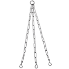 Kit 12 Correntes Tripla 74cm Aço P/ Vasos Suspensos Plantas -