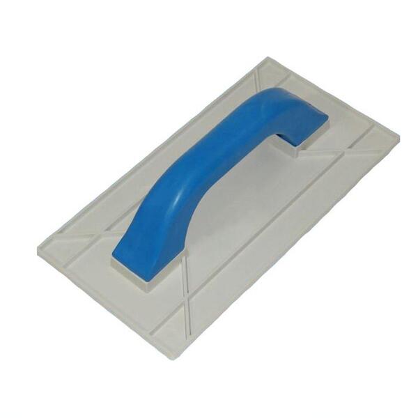 Kit 12 Desempenadeira Plástica Branca Grafiato 17x30cm