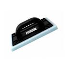 Kit 12 Desempenadeira Plástica Preta Com Espuma 14x27cm