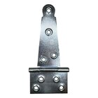 Kit 12 Dobradiças Zincada Leme Portão - 6' 152 Mm