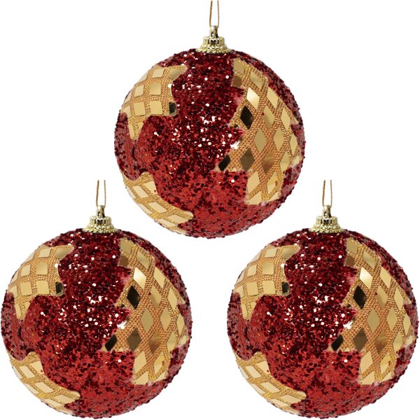 Kit 12 Enfeite Bolas Natalina Árvore Natal Estrela Artesanal