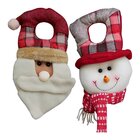 Kit 12 Enfeites De Porta Decoração Natal Feltro Pendente