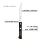 Kit 12 Facas De Churrasco Tramontina Polywood Inox Cabo Casta