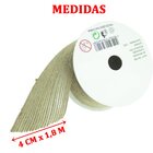 Kit 12 Fita Fibra De Juta Decorativa Poliéster Sintética 4cm