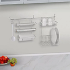 Kit 12 Ganchos Em Aço Inox Para Barras De Parede Schmitt S