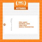 Kit - 12 Garfos De Mesa Buzios Em Aço Inox Gibag - Tramontina