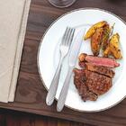 Kit - 12 Garfos De Mesa Luxo Laguna Em Aço Inox Gitop - Tramo