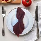 Kit 12 Guardanapos Rafia 38x38 Bordo