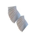 Kit 12 Guardanapos Rafia 38x38 Branco