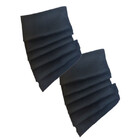 Kit 12 Guardanapos Rafia 38x38 Preto