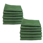 Kit 12 Guardanapos Rafia 38x38 Verde