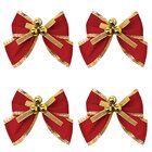 Kit 12 Laços De Bolinhas 10cm Pingentes Dourado Brilhante