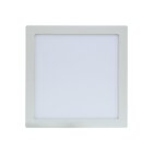 Kit 12 Luminárias Led Sobrepor 24w Quadrada Multivolt Luz Ama