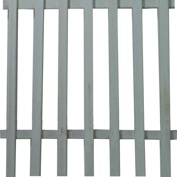 Kit 12 Metros Cerca De Madeira 50x80 Branca