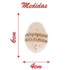 Kit 12 Ovos De Páscoa Enfeitado Pendente Decorativo