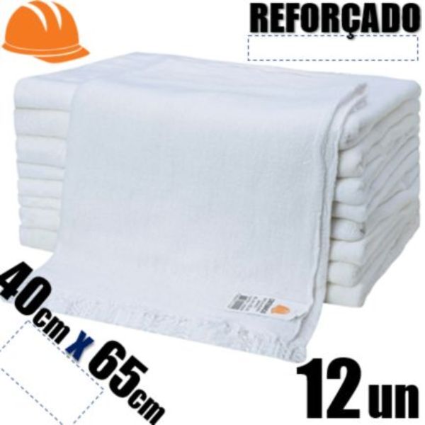 Kit 12 Pano De Chão Saco Alvejado 30cm X 50cm Construmarcas