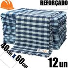 Kit 12 Pano De Chão Xadrez 40cm X 65 Cm - Construmarcas