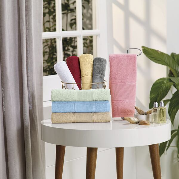 Kit 12 Pçs Toalha De Lavabo Social Variação: Cinza Granito