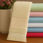 Kit 12 Pçs Toalha De Lavado Social Franjinha Felpa 260g 23x39