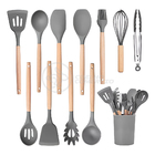 Kit 12 Peças Conjunto De Cozinha Utensílios De Silícone Com E