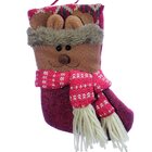 Kit 12 Peças Decoração Natal Bota Meia Rena Papai Noel Boneco