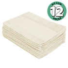 Kit 12 Peças Toalha De Lavabo Para Pintar E Bordar Aveludada