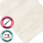 Kit 12 Peças Toalha De Lavabo Para Pintar E Bordar Aveludada