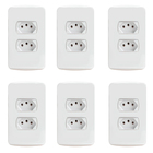 Kit 12 Peças Tomadas 10 A Casa Completa Margirius B3