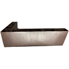 Kit 12 Pés Cantoneira + 3 Pés Apoio Sofá Tabaco + Parafusos