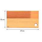 Kit 12 Petisqueiras De Madeira 27x15cm Restaurante Tábua Para