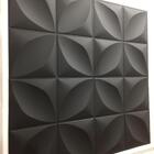 Kit 12 Placas 3d De Pvc Adesivas - Iris Black 3m