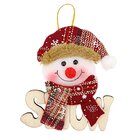 Kit 12 Placas De Natal Boneco De Neve Natalino 14cm