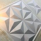 Kit 12 Placas De Pvc Adesiva Revestimento 3d- 3m Orion