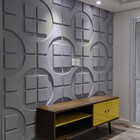 Kit 12 Placas Paineis Perede Revestimento 50cmx50cm Relevo Te