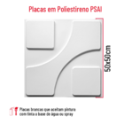 Kit 12 Placas Paineis Perede Revestimento 50cmx50cm Relevo Te