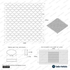 Kit 12 Placas - Pastilhas Pedra Oval Mámore Carrara