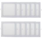 Kit 12 Plafon Painel Led Luminária Downlight 18w Embutir