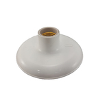 Kit 12 Plafon Redondo Com Bocal Porcelana Branco - Plaslumi