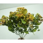 Kit 12 Plantas Kalanchoe Artificial Flor Amarelo Jardim 30cm