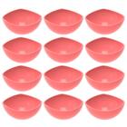 Kit 12 Potes De Sobremesa Doces 265ml Tigelas Plásticas Trio