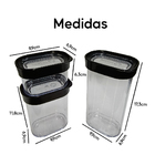 Kit 12 Potes Herméticos De Mantimentos Modulus 60 E 90