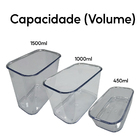 Kit 12 Potes Herméticos De Mantimentos Modulus 60 E 90