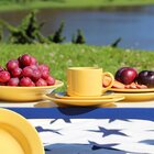 Kit 12 Pratos Fundos Biona Amarelo Oxford® Cerâmica 22cm