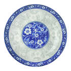 Kit 12 Pratos Fundos Blue Garden 19cm Lyor