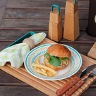 Kit 12 Pratos Fundos Donna Louros Oxford Cerâmica 22 Cm