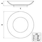 Kit 12 Pratos Para Risoto Tramontina Porcelana Branco 22cm So