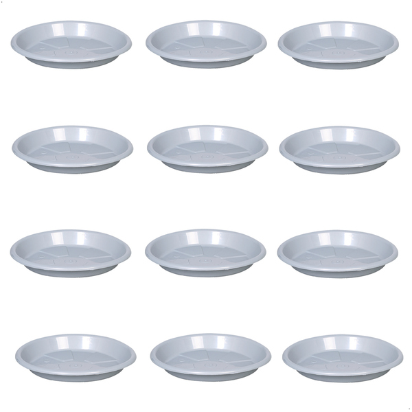 Kit 12 Pratos Para Vaso Redondo Suporte Para Planta 30,5x4cm