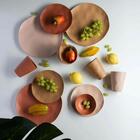 Kit 12 Pratos Rasos 26cm Orgânico Sortido Com Relevo Lyor Mes