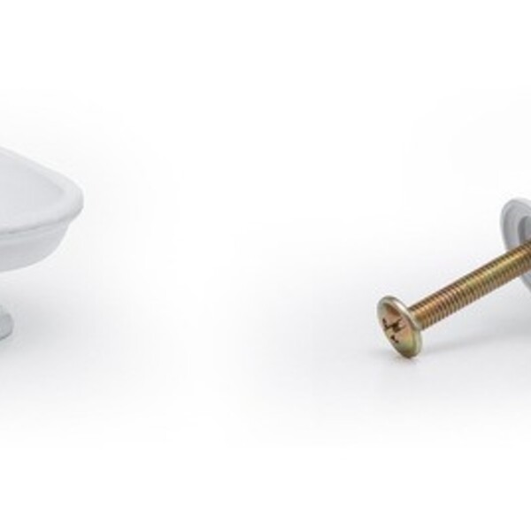 Kit 12 Puxadores Colonial Puxador Para Gaveta Redondo - Branco