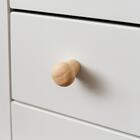 Kit 12 Puxadores De Madeira Redondos P/ Móveis Gavetas Armár